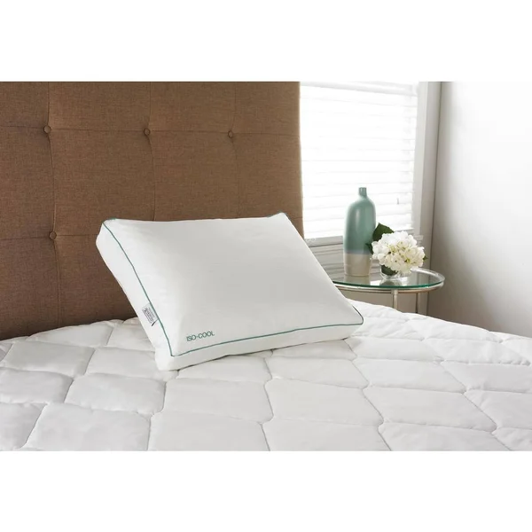 Iso-Cool Side Sleeper Memory Foam Standard Bed Pillow White