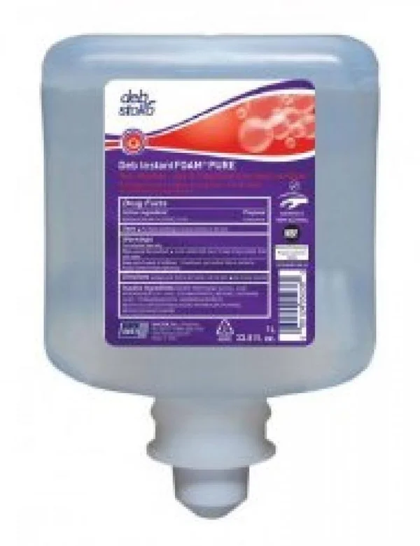 InstantFOAM Non-Alcohol Pure Hand Sanitizer 1 LITER Refill - 55857 - Pack of 6