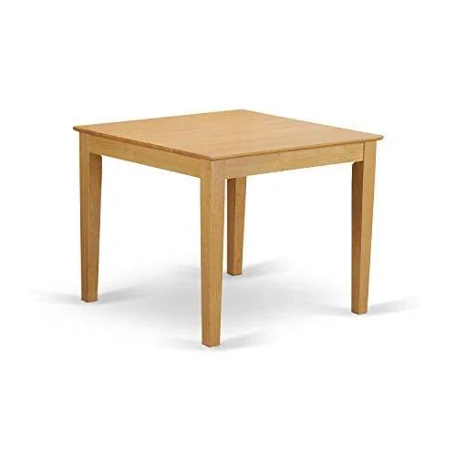 East West Furniture OXNO5-OAK-C Kitchen Breakfast NOOK Table & 4 Dining Chairs Oak