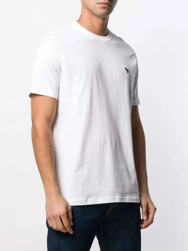 Paul Smith White Zebra Logo T-Shirt - M