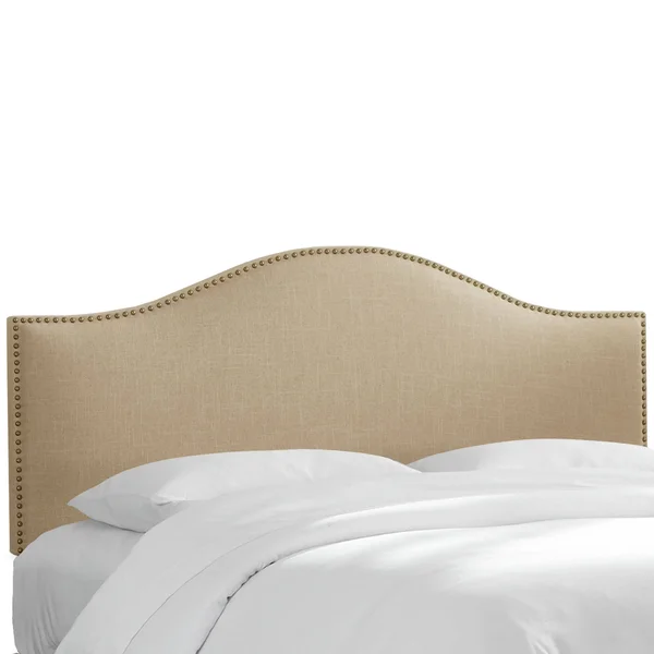 Skyline Furniture Nail-Buttoned Headboard - Full - Tan