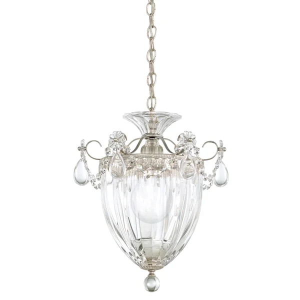 Schonbek 1241-48 Bagatelle Pendant Lighting in Antique Silver