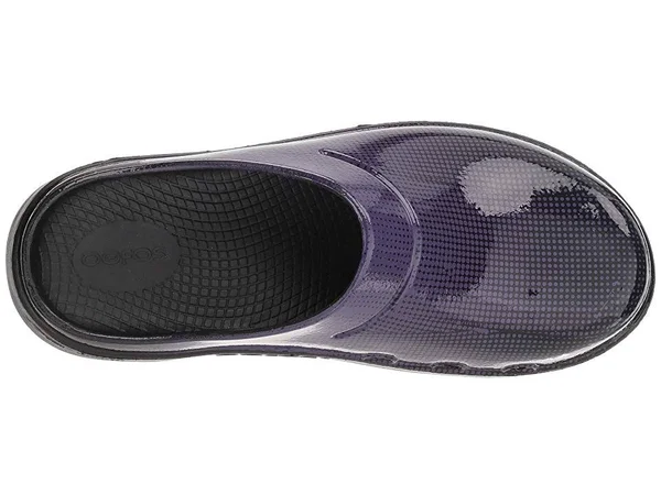 OOFOS OOcloog Luxe Pixel (Purple Pixel) Women's Clog/Mule Shoes