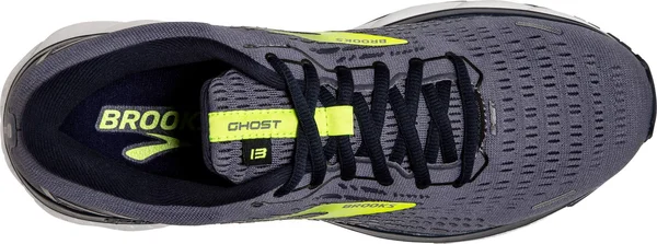 Brooks Ghost 13 Mens Running Shoes - Grey-7.5