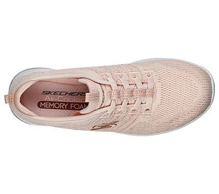 Skechers Women's City Pro - Glow on Athletic Shoes Pink 11.0