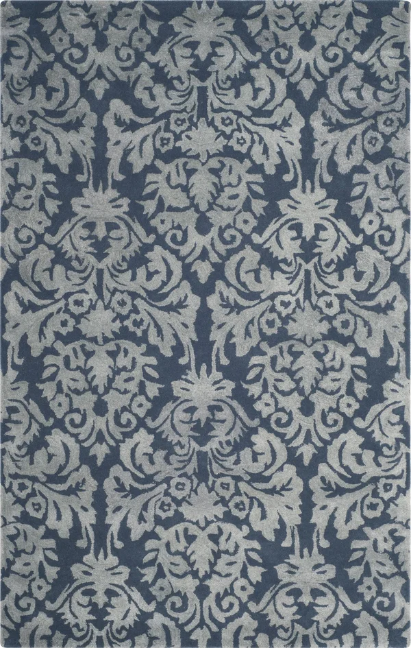 Safavieh Bella BEL156B Navy, Grey Rug 2&6x22 x 4& Accent