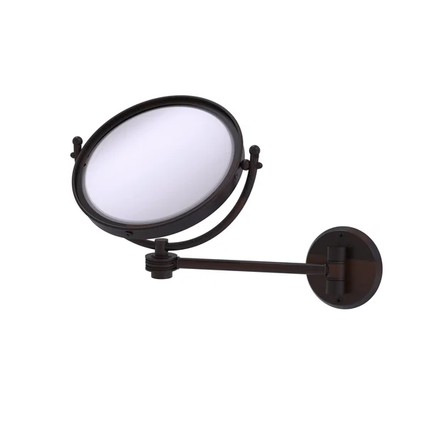 Allied Brass 8-in Wall Mounted Make-Up Mirror 3X Magnification - Venetian Bronze