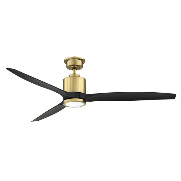 Home Decorators Collection Triplex 60 in. LED Brushed Bronze Ceiling Fan with Light
