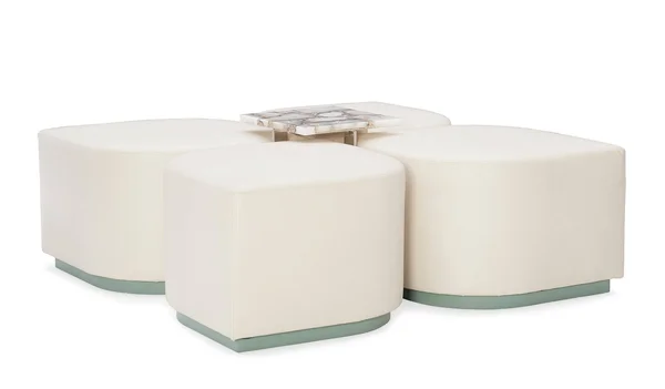 Caracole Classic Petal Pusher Ottoman