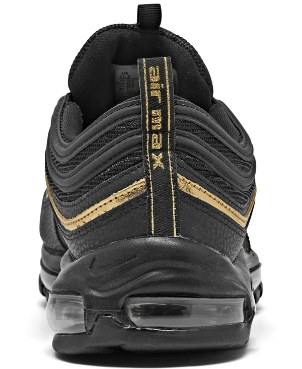 Nike Men's Air Max 97 Casual Shoes DC2190 - 14.0, Black