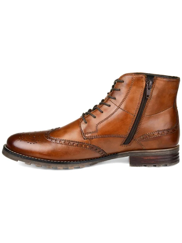 Men's Thomas & Vine RYKER Wingtip Boot - Size 8.5 M - Burgundy