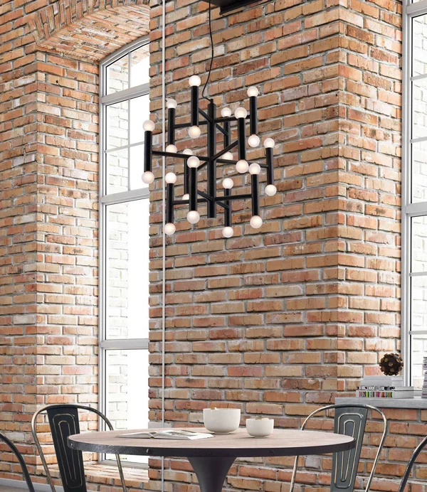 Zuo Modern 56061 Alton Ceiling Lamp Black