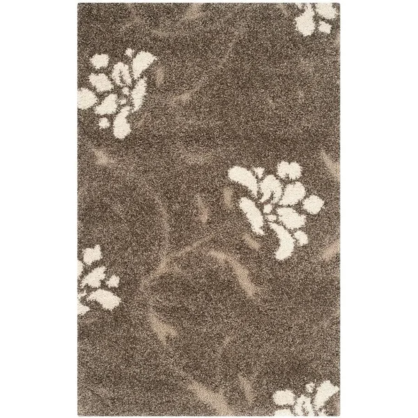 Safavieh Florida Shag Grey & Beige 2&-3x22 x 11& Rug