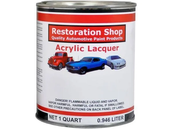 Woodland Green Acrylic Lacquer Single Stage Car Auto Paint Complete Medium Quart Kit - Restoration Shop