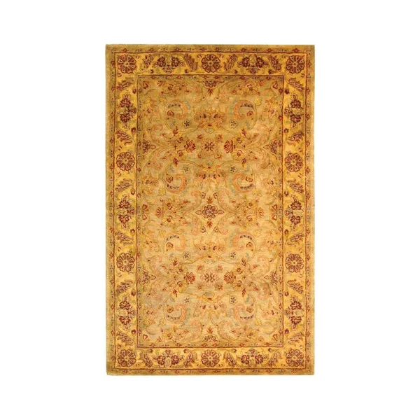 Safavieh 4& x 6& Classic CL324A Light Green - Gold Rug