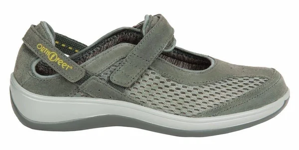 Women's Bunion Mary Jane Shoes - Gray 8 Extra Wide, Orthofeet
