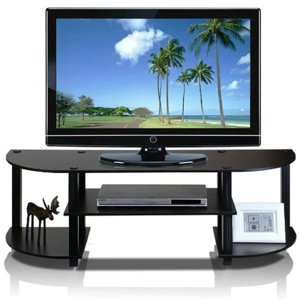 Furinno 11058ex/bk Turn-S-Tube Wide TV Entertainment Center - Espresso/Black