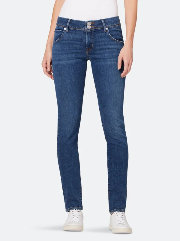 Hudson Jeans Collin Mid-Rise Skinny Jean - Blue - 32