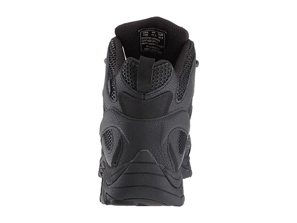Merrell Men's Moab 2 Mid Waterproof Tactical Boots, Black