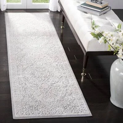 Calidia Power Loom Light Gray/Cream Rug Laurel Foundry Modern Farmhouse Rug Size: Runner 2&3x22 x 8&