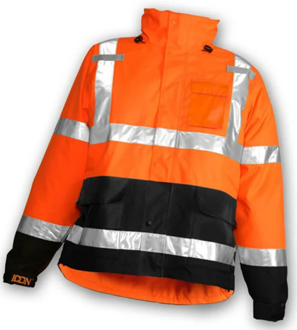 Tingley J24129 Icon Jacket - Fluorescent Orange/Red/Black, Medium
