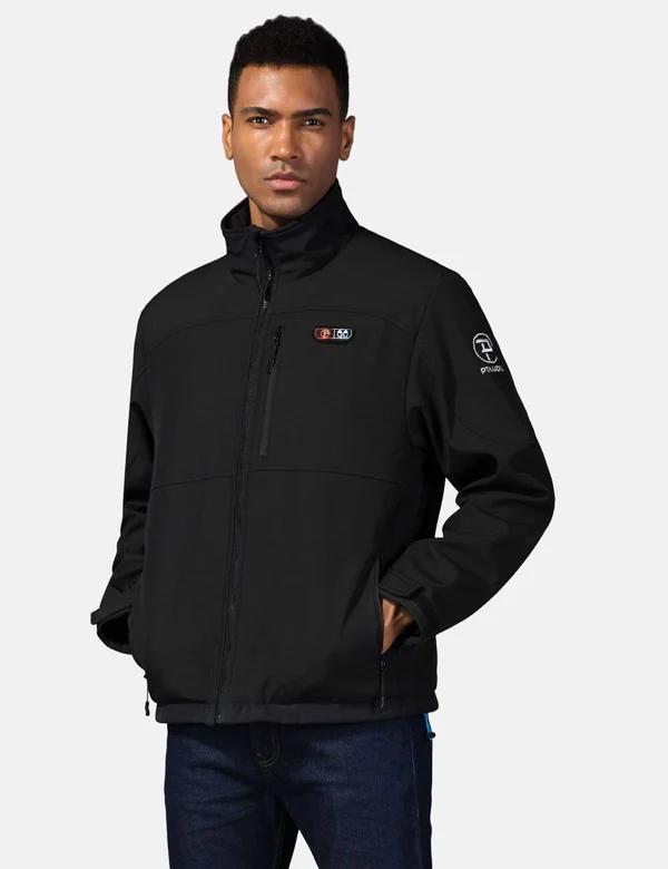 PTAHDUS Mens 5 Zone Heated Jacket with Battery Kit M