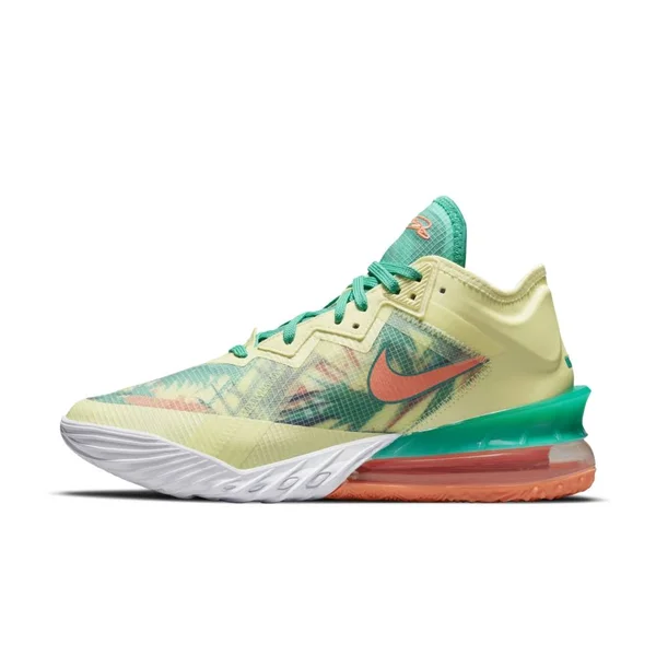 Nike Lebron 18 Low Summer Refresh Basketball Shoes in Green, Size: 16, CV7562-300