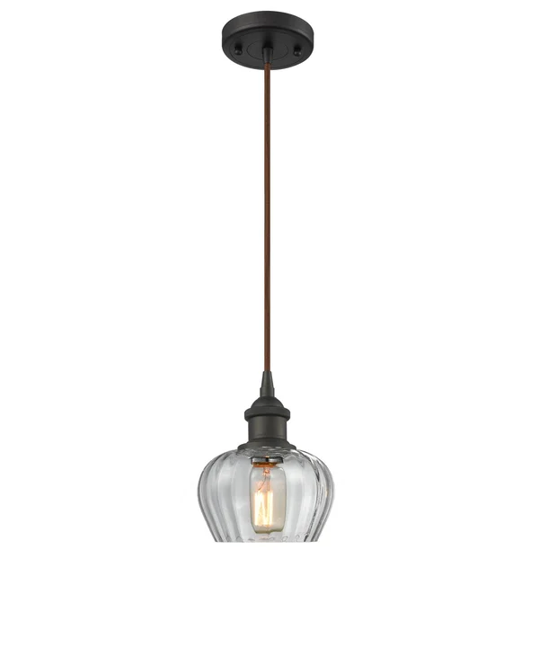 Innovations Lighting-Fenton 1 Light Mini Pendant-516-1P-OB-G92