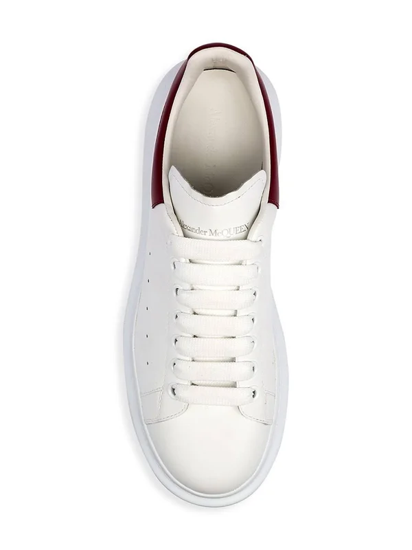Alexander McQueen Men's Men's Oversized Leather Platform Sneakers - Yellow - Size 6.5
