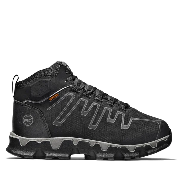 Timberland Pro Powertrain Sport Mid Met Guard Alloy Toe Boots - Men's Black