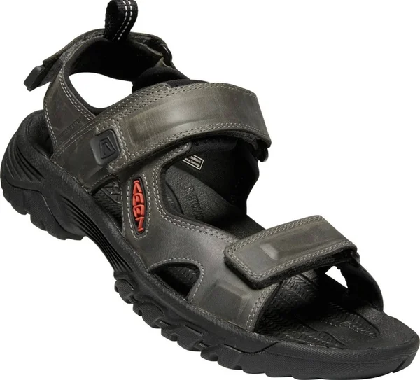 Keen Men's Targhee III Open Toe Sandal - 13 - Grey - Black