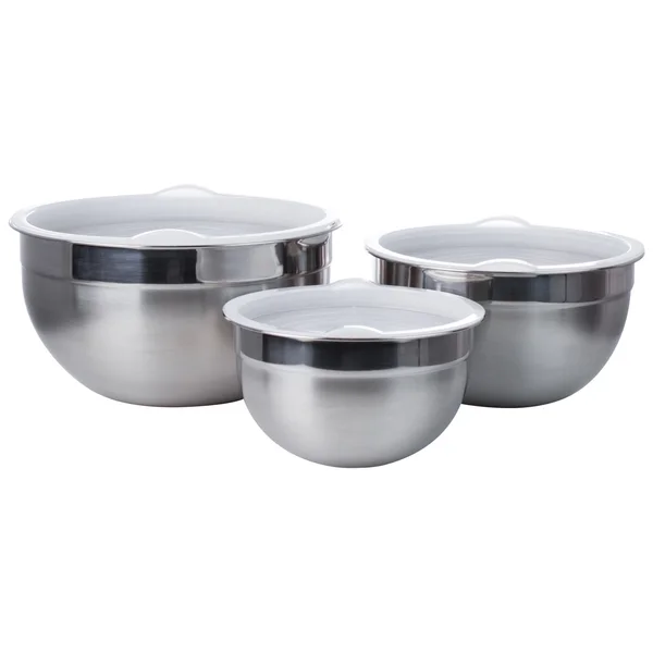 Chef's Secret 6pc Stainless Steel Mixing Bowl Set