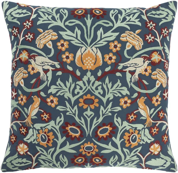 Surya Shelter Dark Blue Poly Pillow - 20x20