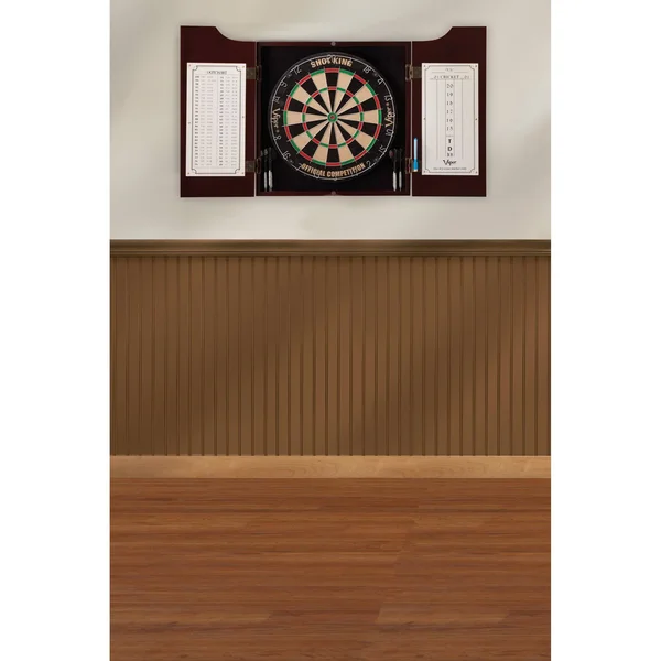 Viper Hudson Dartboard Cabinet - Mahogany