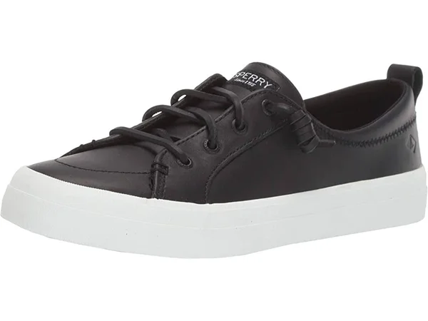 Sperry Top-Sider Crest Vibe Leather 7 Women's Black