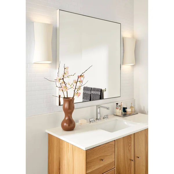 Room & Board, Modern Infinity Mirror 2D 24W 36H in Sapphire Blue