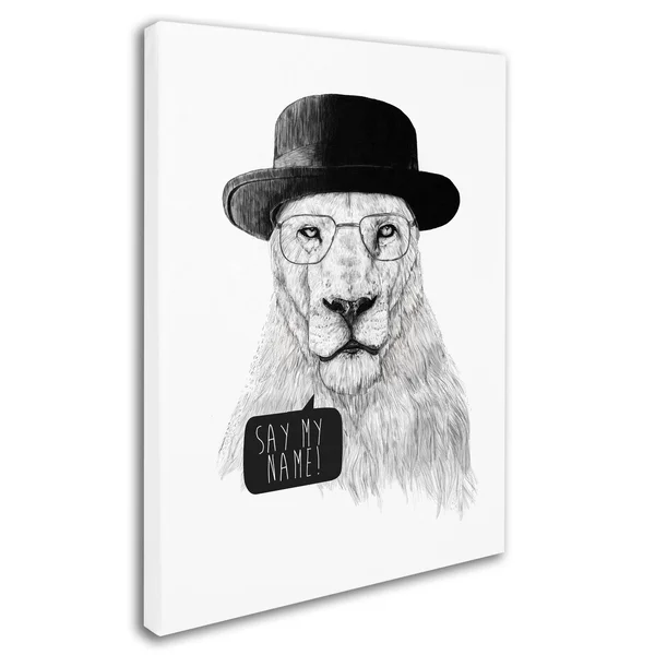 Trademark Fine Art Say My Name Canvas Art by Balazs Solti, Size: 18 x 24