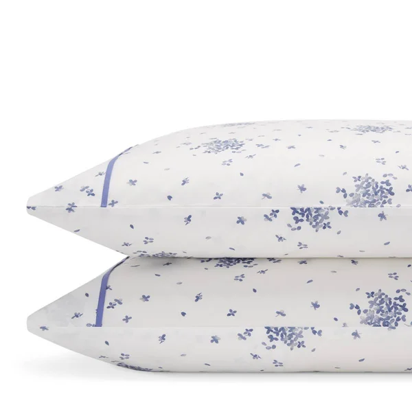 Anne De Solene Marquise King Pillowcases, Pair - Blue