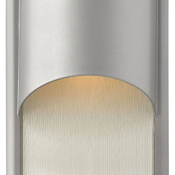 Hinkley Lighting 1830SK-LED Cascade Outdoor Wall Light, Satin Black