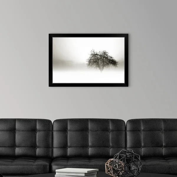 in The Mist I, Black Framed Wall Art, 30x20, Great Big Canvas