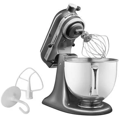 KitchenAid Artisan 5 Qt. Stand Mixer with Pouring Shield KSM150PS - Silver Metallic
