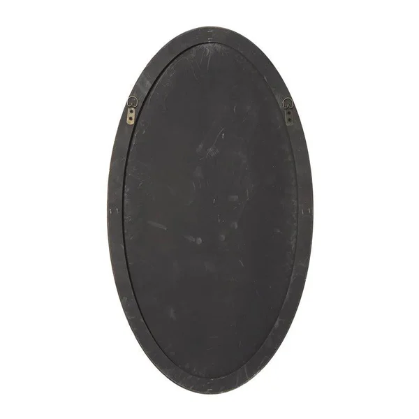 Leeds & Co 31.38x22H x 1.13x22W Contemporary Wood Wall Mirror in Black