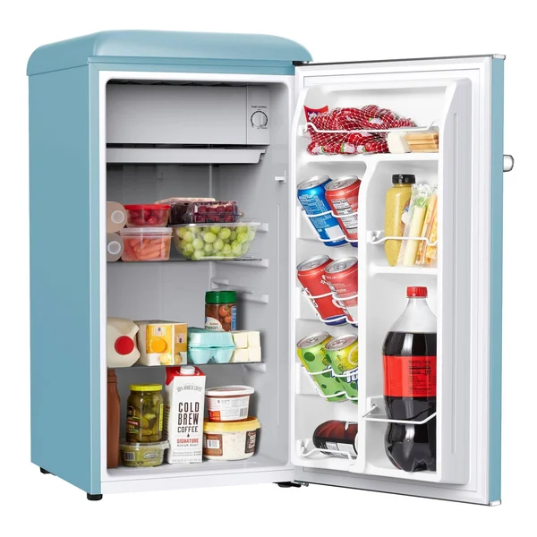 Galanz Glr33mber10 Retro Refrigerator, 3.3 Cu ft, Blue