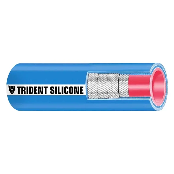 Trident Hose 202V1000036 Silicone Exhaust Hose 10INX3FT