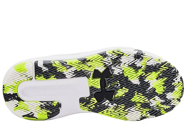 Under Armour PS Lockdown 5 - 11 Toddler White Basketball Medium