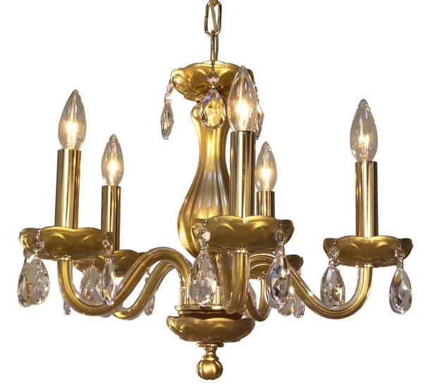 Classic Lighting 82045 GLD CP Monaco - Crystal, Chandelier, Gold Painted