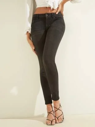 Guess Women's Power Low-Rise Skinny Jeans - Size 32 - Novak Wash