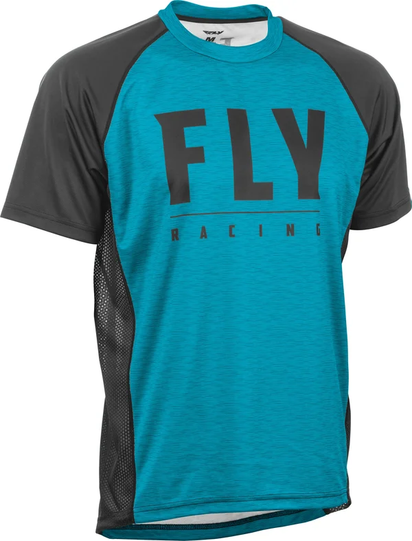 Fly Racing - 352-8041X - Super D Jersey Blue Heather/Black XL