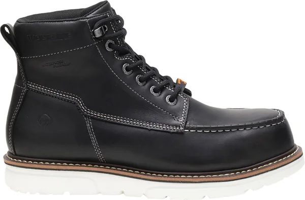 Wolverine Men's I-90 Durashock Moc-Toe Work Boots, Black