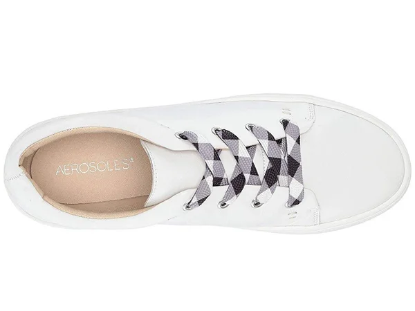 Aerosoles Women's Term Paper Sneaker - White Leather